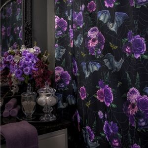 Life After Death Designs Nocturnus Shower Curtain